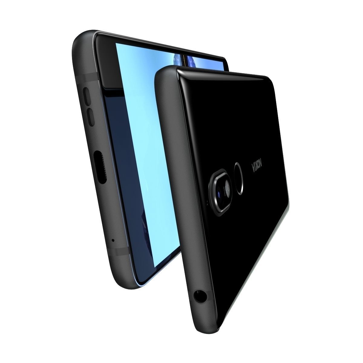 Nokia 7 Black And White 3D model_16