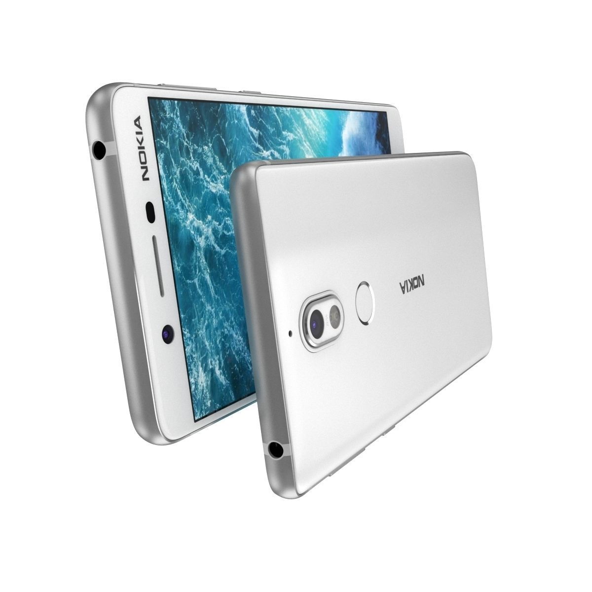 Nokia 7 Black And White 3D model_28