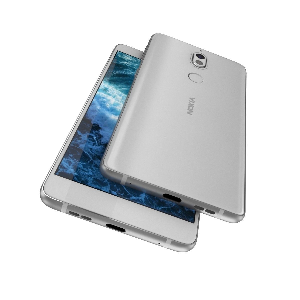 Nokia 7 Black And White 3D model_18