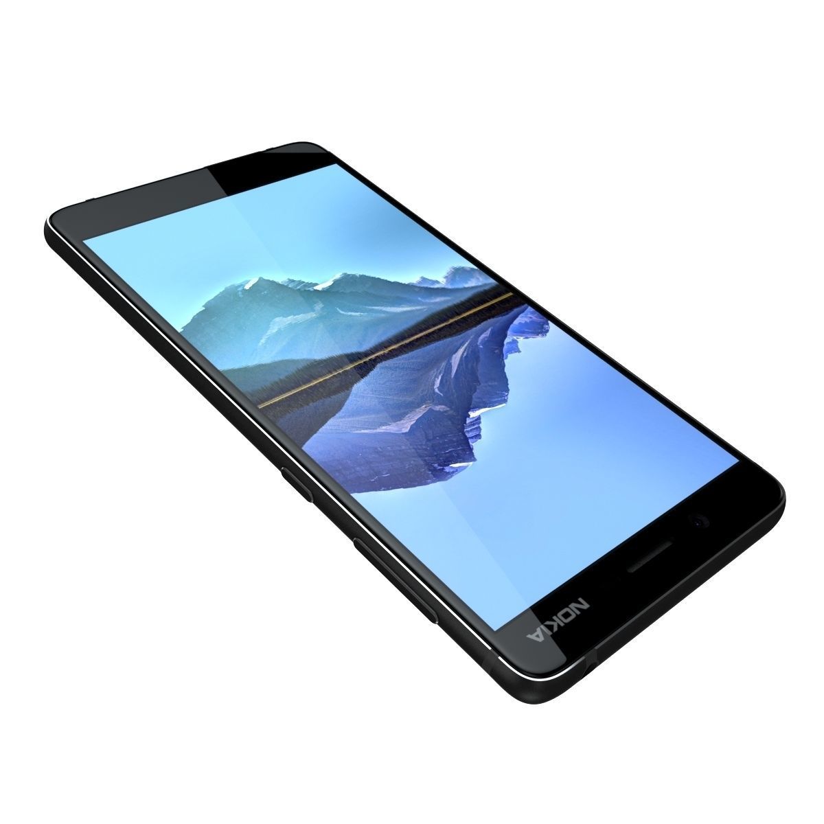 Nokia 7 Black And White 3D model_17