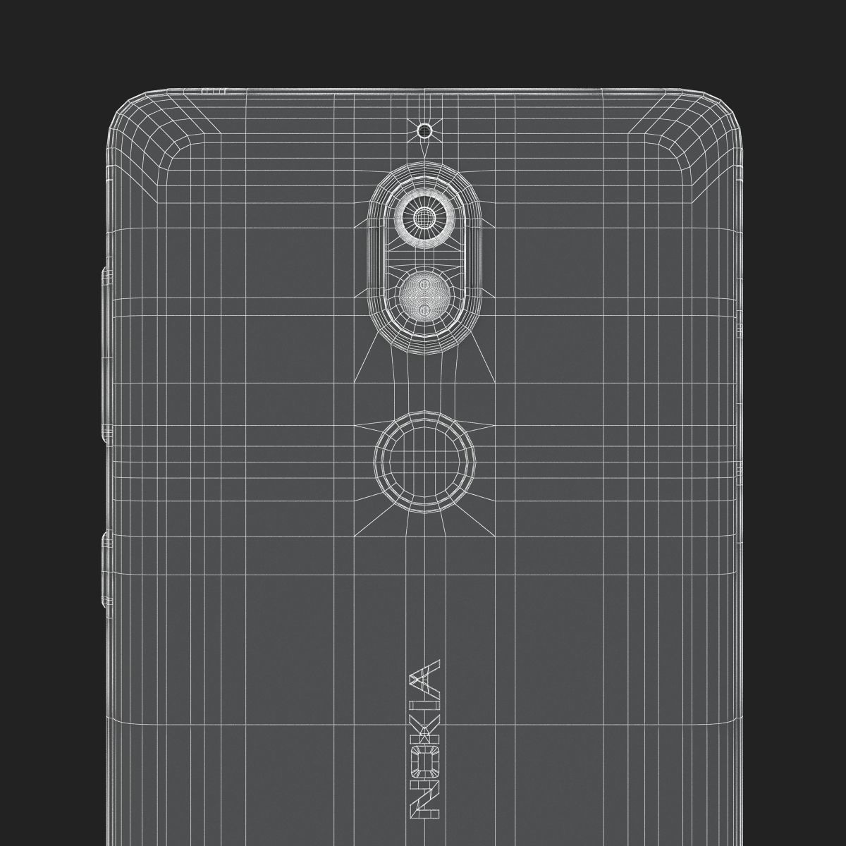 Nokia 7 Black And White 3D model_37