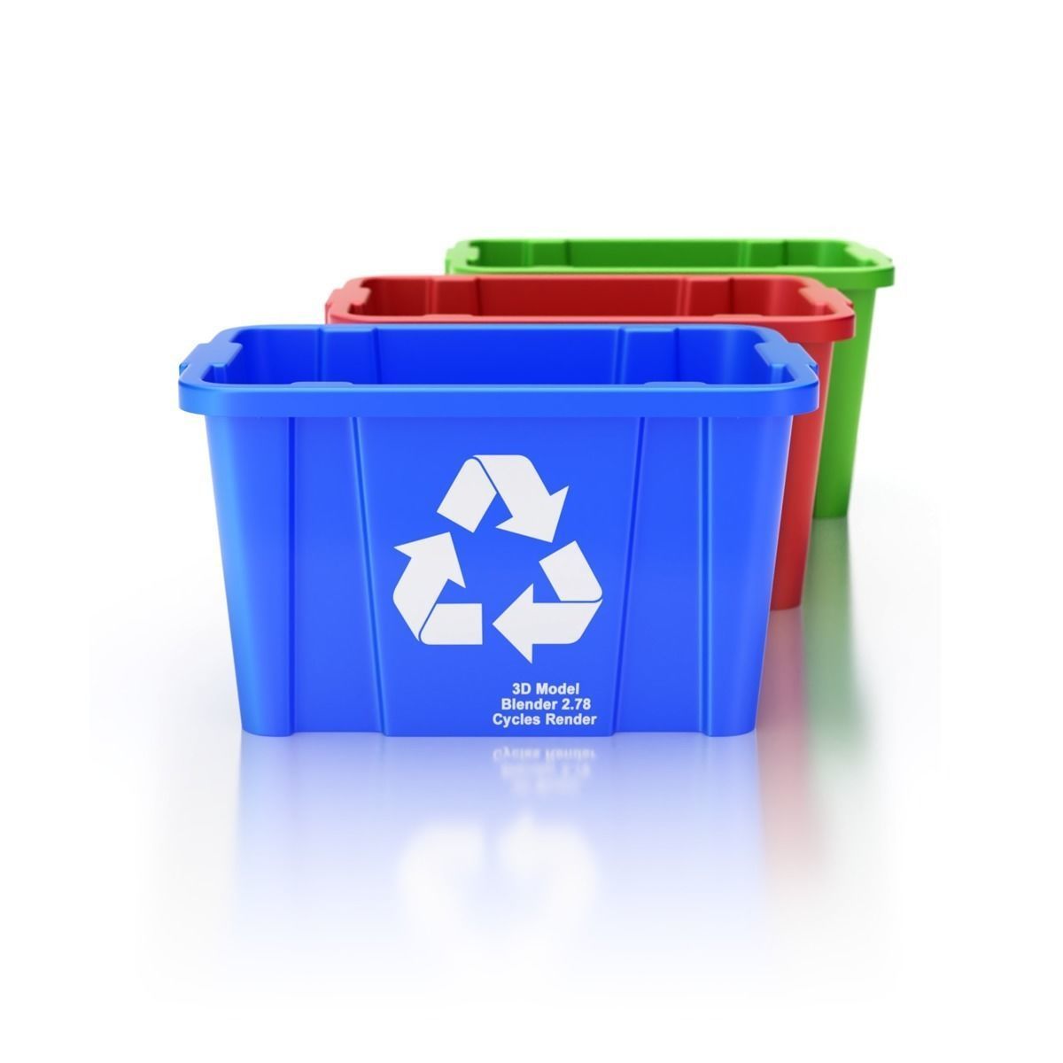 Recycle Crate 3D model