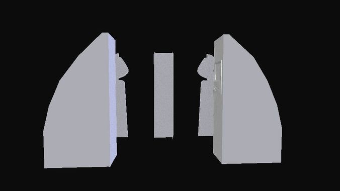 INTERIOR - Cabin Door Planes Low-poly 3D model