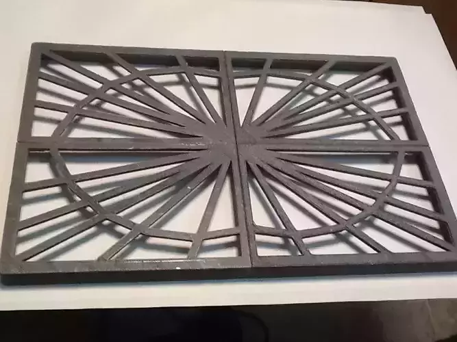 Lid for a fish tank Free 3D print model