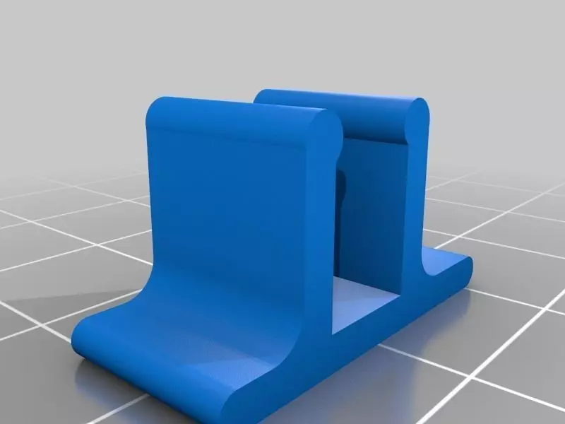 Small clamp for fastening glass  shelf Free 3D print model_0