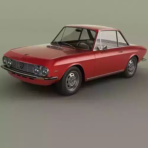 Lancia Fulvia Coupe series 3 3D model