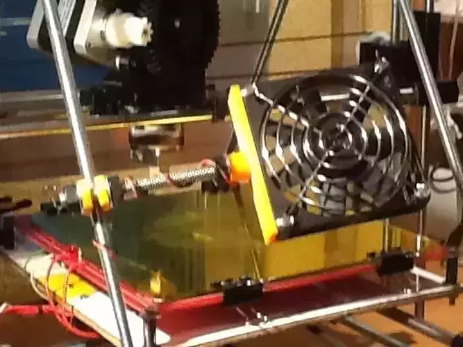 Support for auxiliary fan