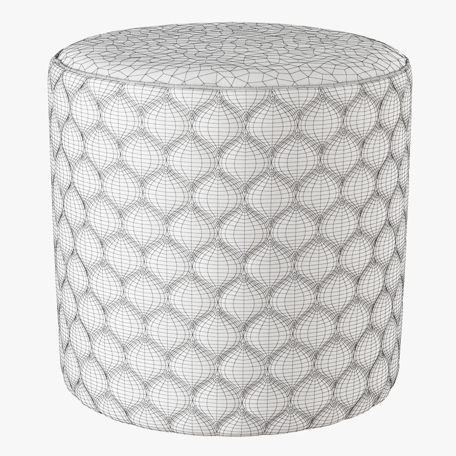 Pouf Corolle 3D model_3