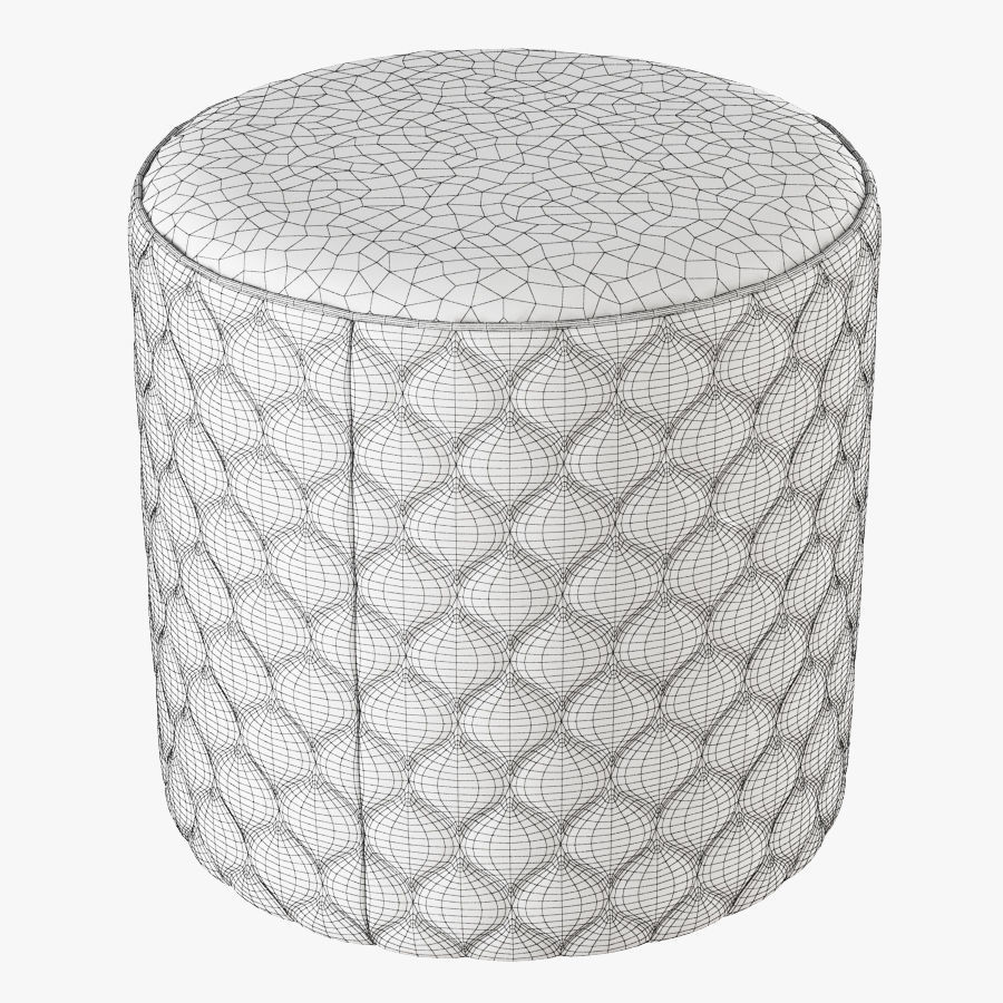 Pouf Corolle 3D model_4