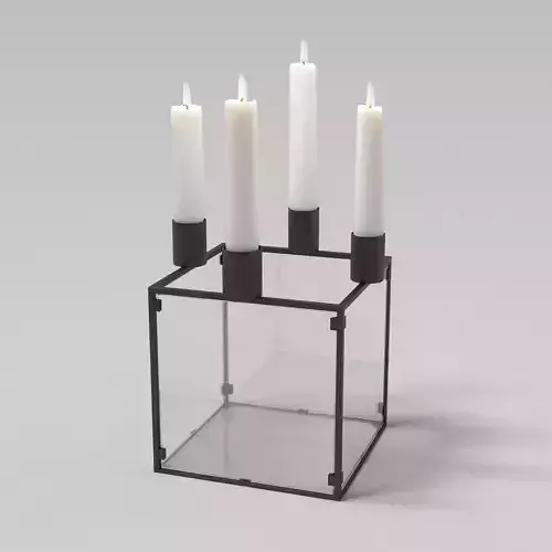 candlestick with candles 