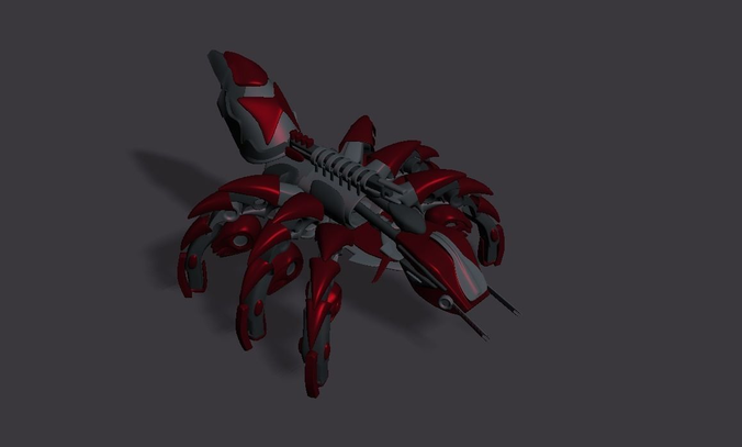 Robotic  Spider 3d