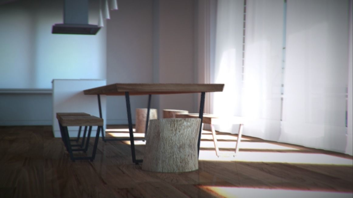 Modern loft full pack Low-poly 3D model_34
