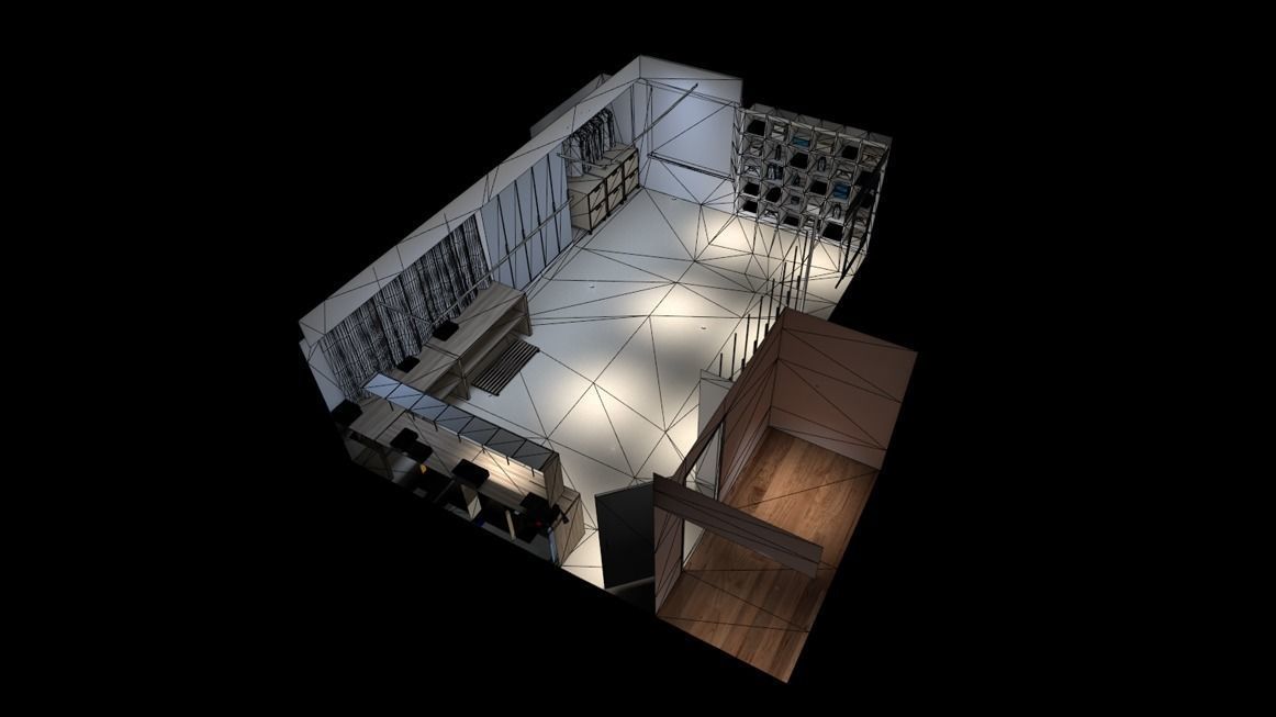 Modern loft full pack Low-poly 3D model_109