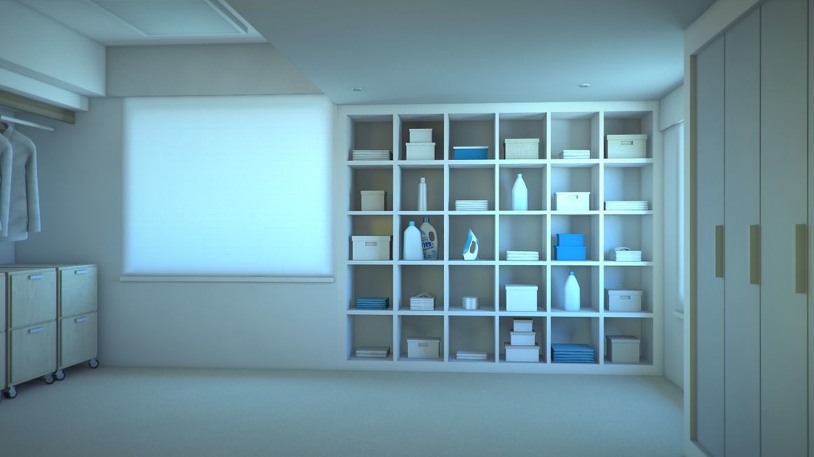 Modern loft full pack Low-poly 3D model_97