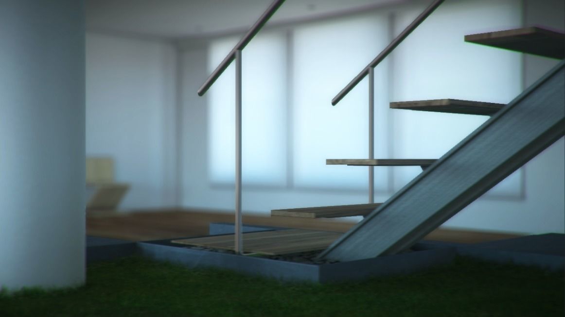 Modern loft full pack Low-poly 3D model_195