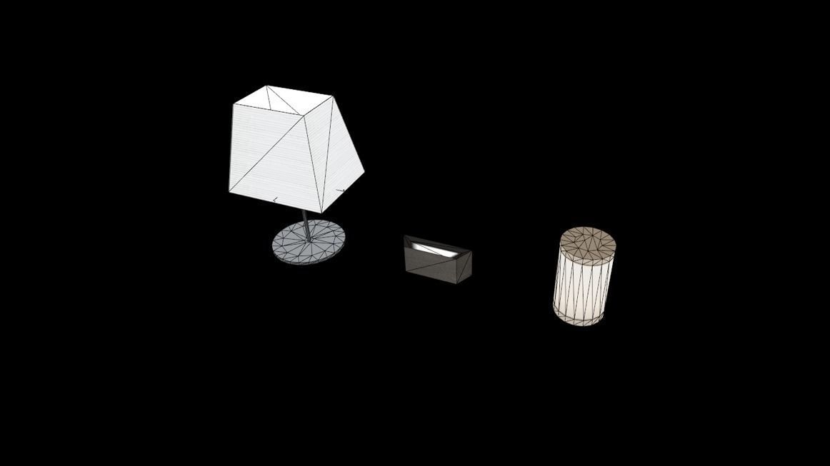 Modern loft full pack Low-poly 3D model_571