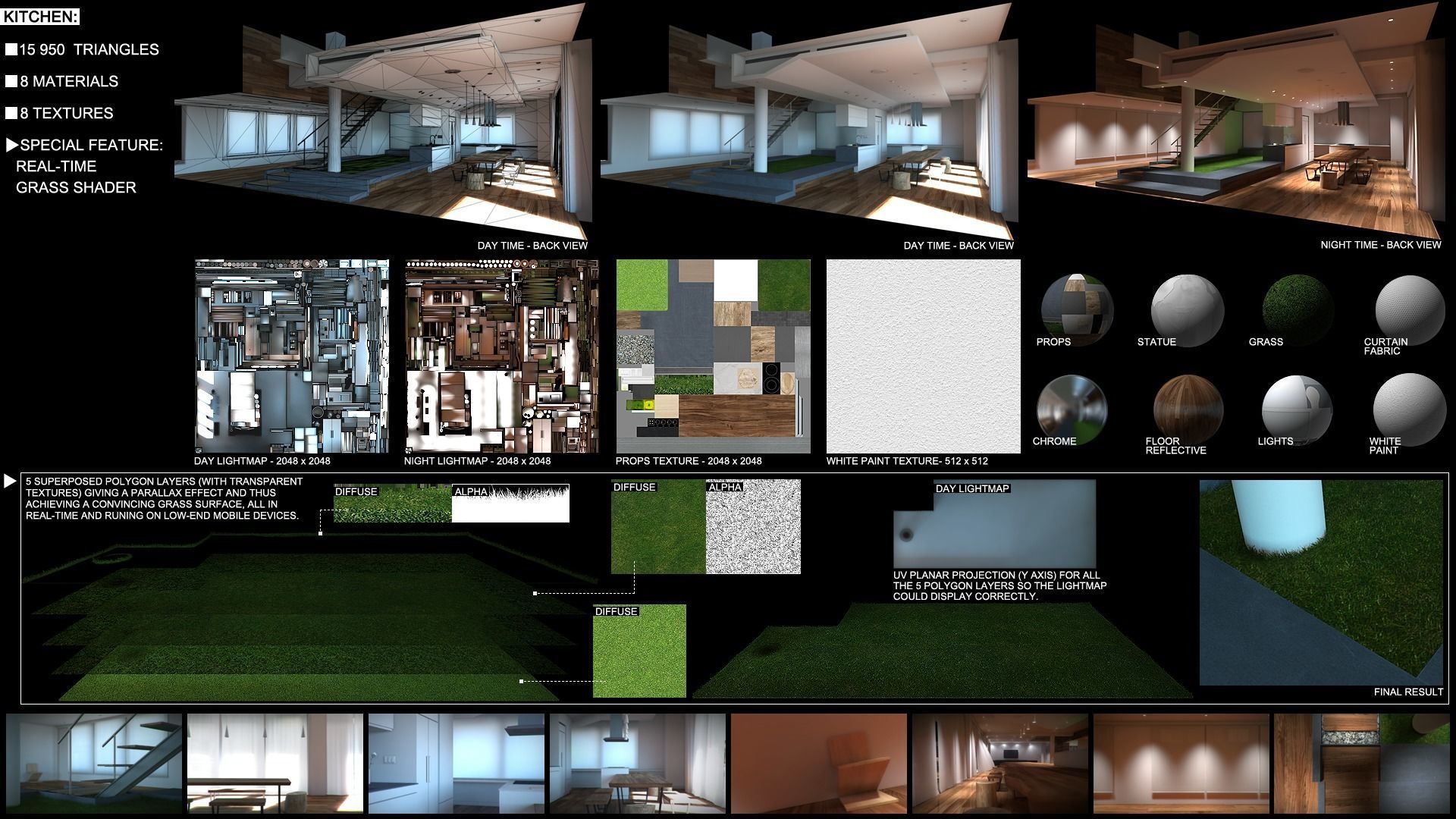 Modern loft full pack Low-poly 3D model_32