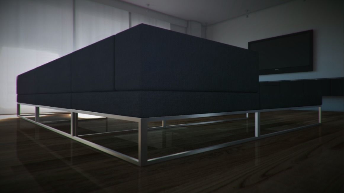 Modern loft full pack Low-poly 3D model_140
