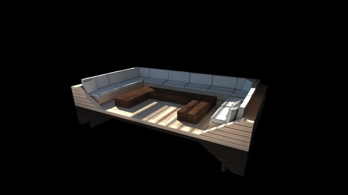 Modern loft full pack Low-poly 3D model_245