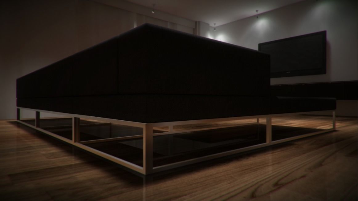 Modern loft full pack Low-poly 3D model_141