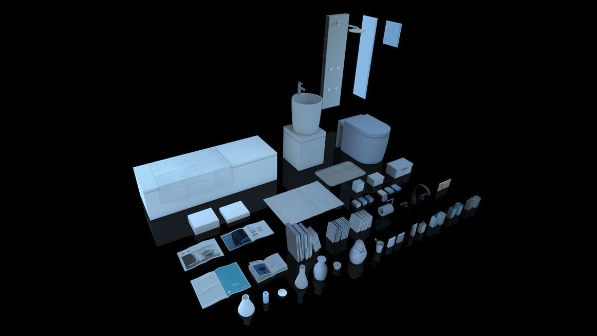 Modern loft full pack Low-poly 3D model_66