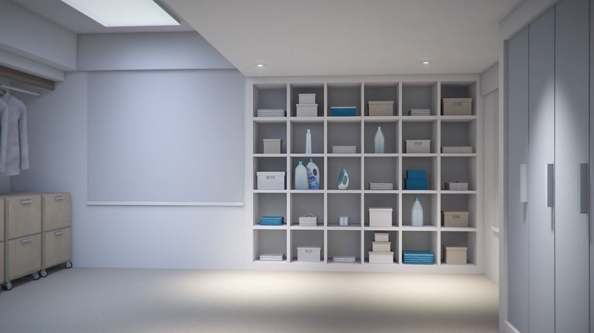 Modern loft full pack Low-poly 3D model_98