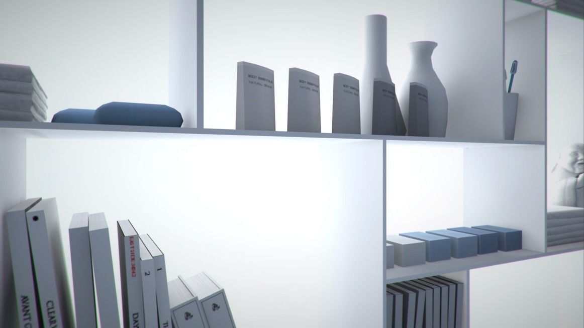 Modern loft full pack Low-poly 3D model_385