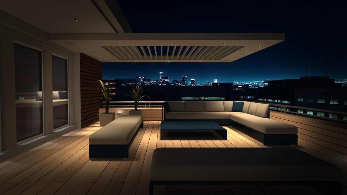 Modern loft full pack Low-poly 3D model_228