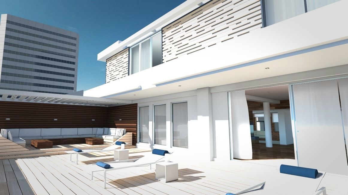 Modern loft full pack Low-poly 3D model_226