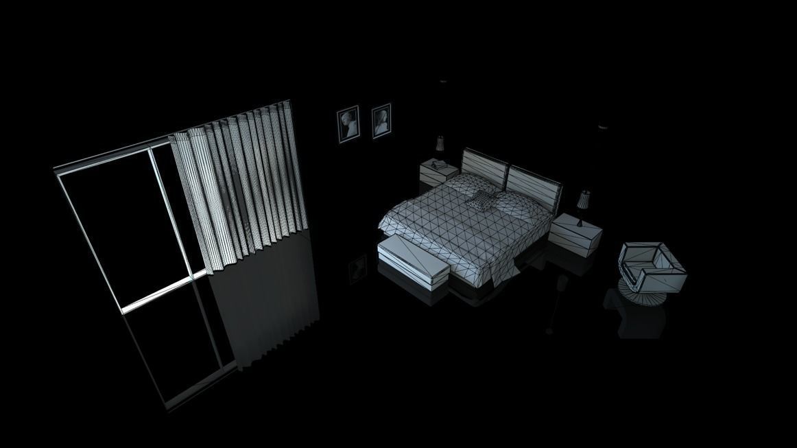 Modern loft full pack Low-poly 3D model_82