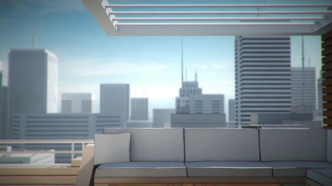Modern loft full pack Low-poly 3D model_8