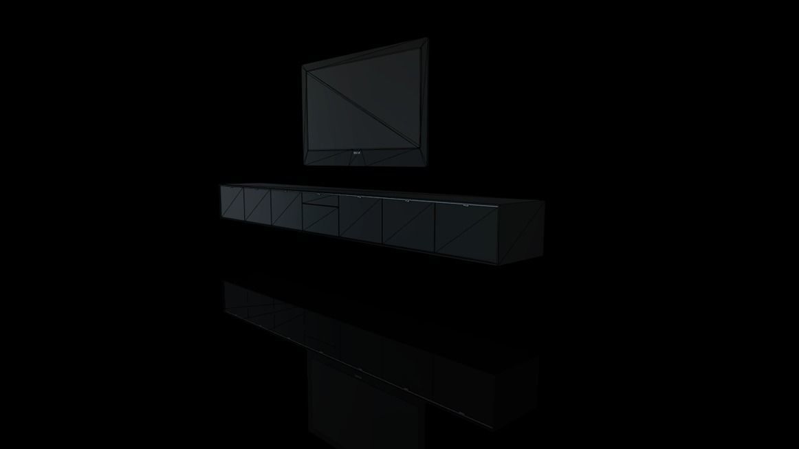 Modern loft full pack Low-poly 3D model_166