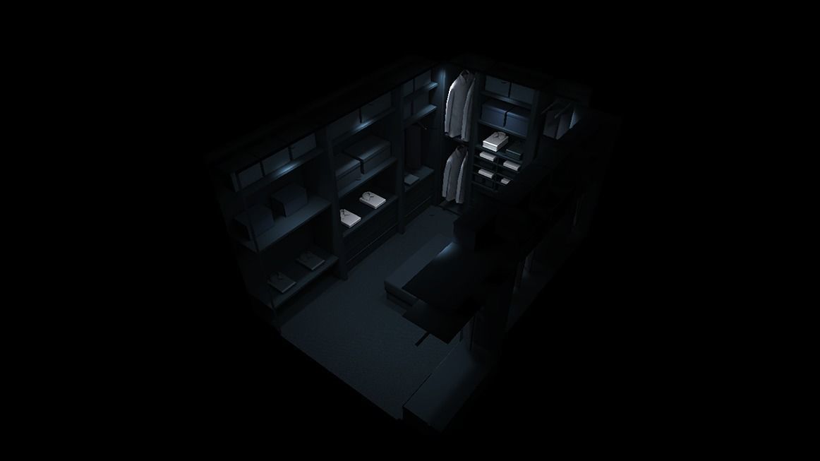 Modern loft full pack Low-poly 3D model_551