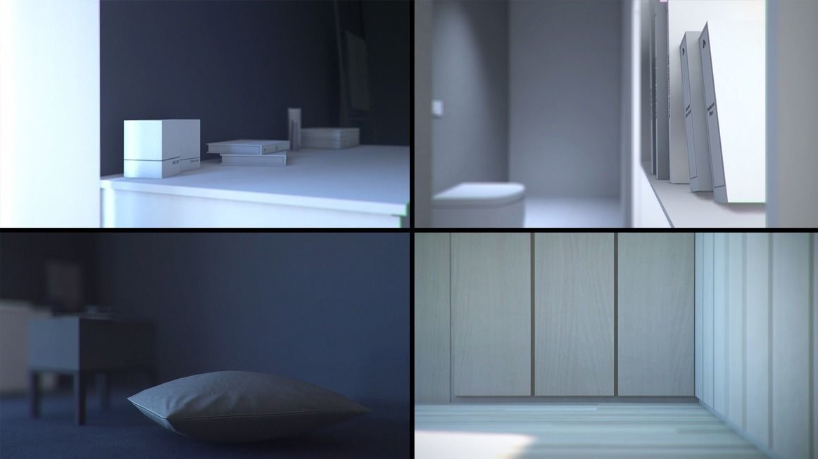 Modern loft full pack Low-poly 3D model_4