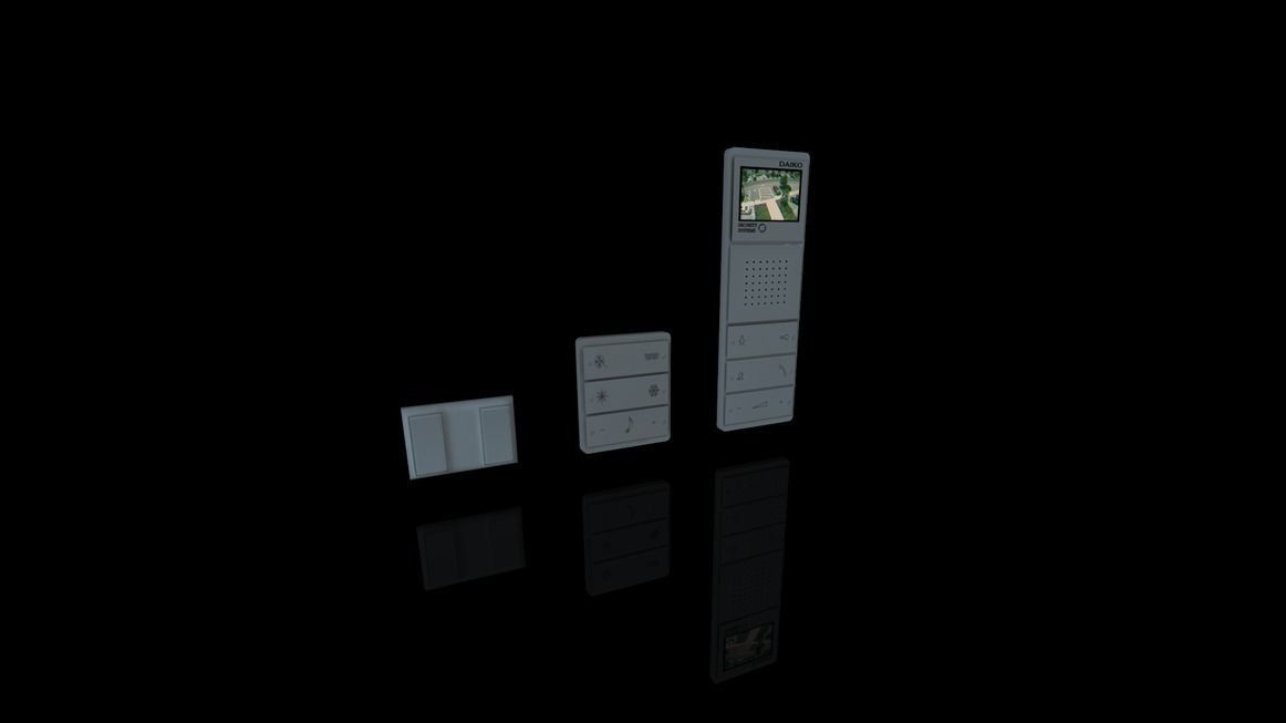 Modern loft full pack Low-poly 3D model_180
