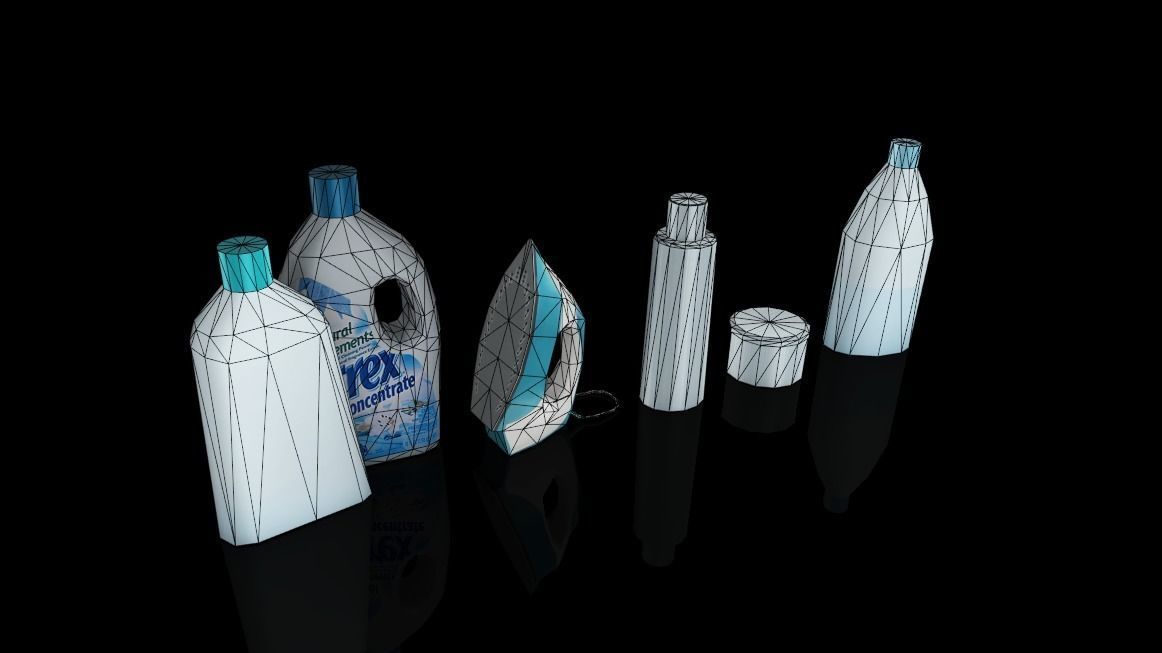 Modern loft full pack Low-poly 3D model_111