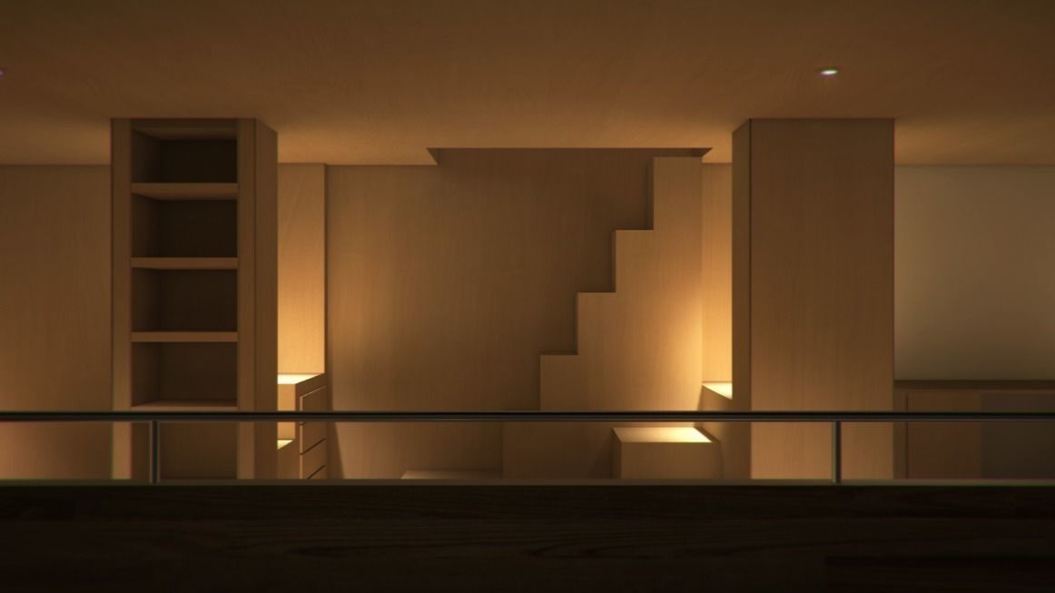 Modern loft full pack Low-poly 3D model_373