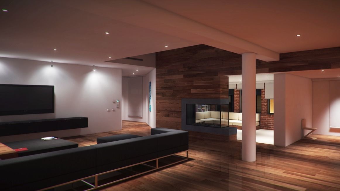 Modern loft full pack Low-poly 3D model_27