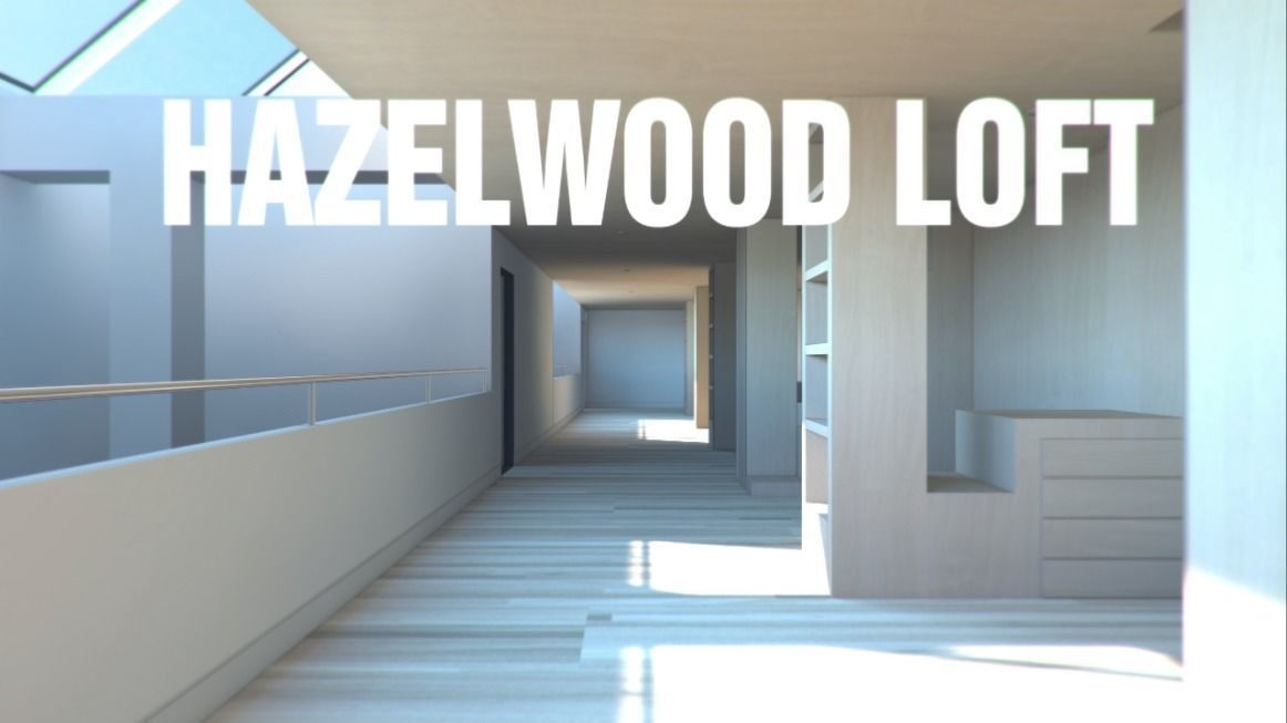 Modern loft full pack Low-poly 3D model_656