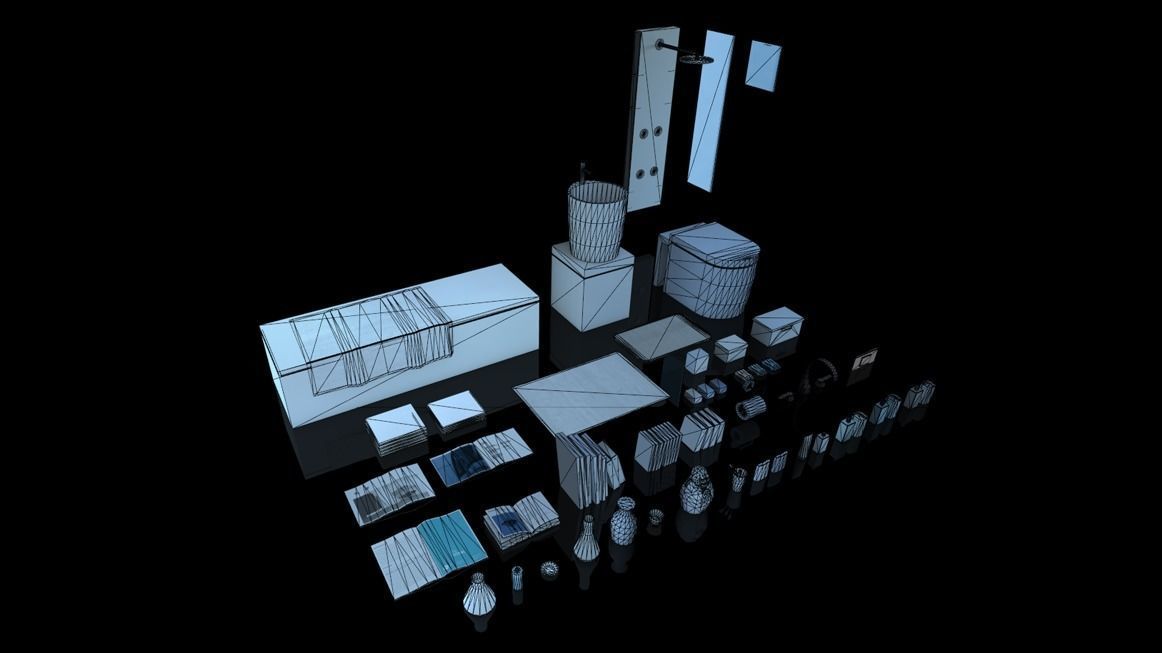 Modern loft full pack Low-poly 3D model_67