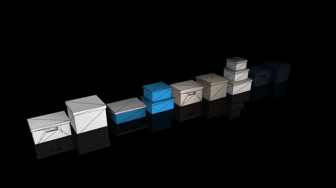 Modern loft full pack Low-poly 3D model_113