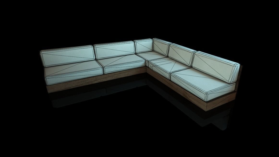 Modern loft full pack Low-poly 3D model_158
