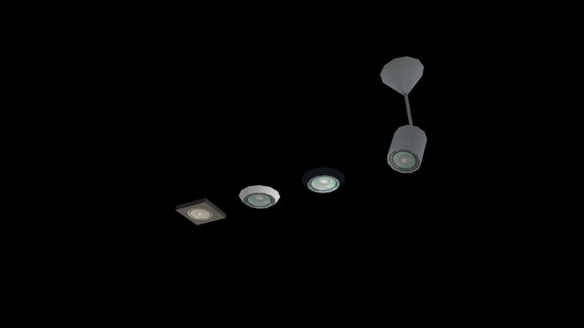 Modern loft full pack Low-poly 3D model_572
