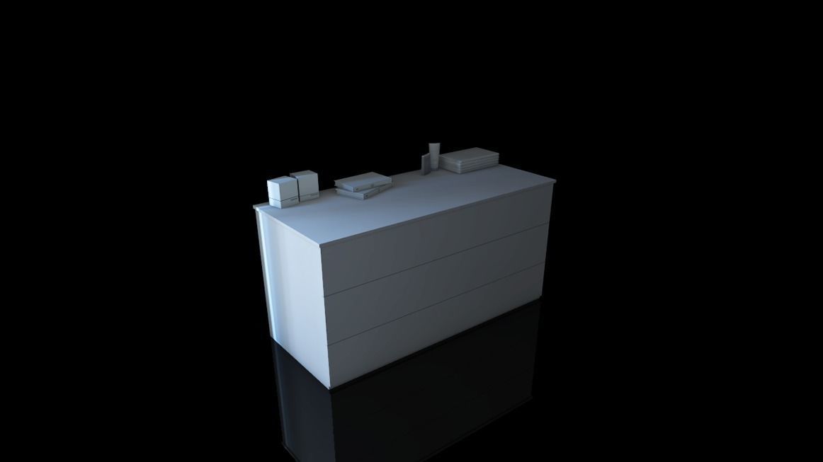 Modern loft full pack Low-poly 3D model_482
