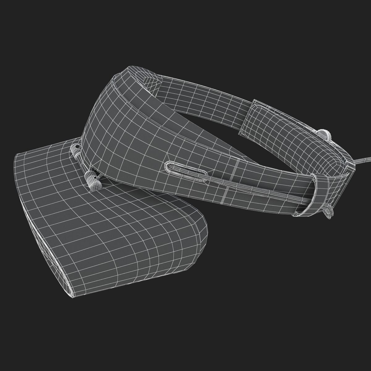 The Dell Visor Windows Mixed Reality Headset 3D model_17