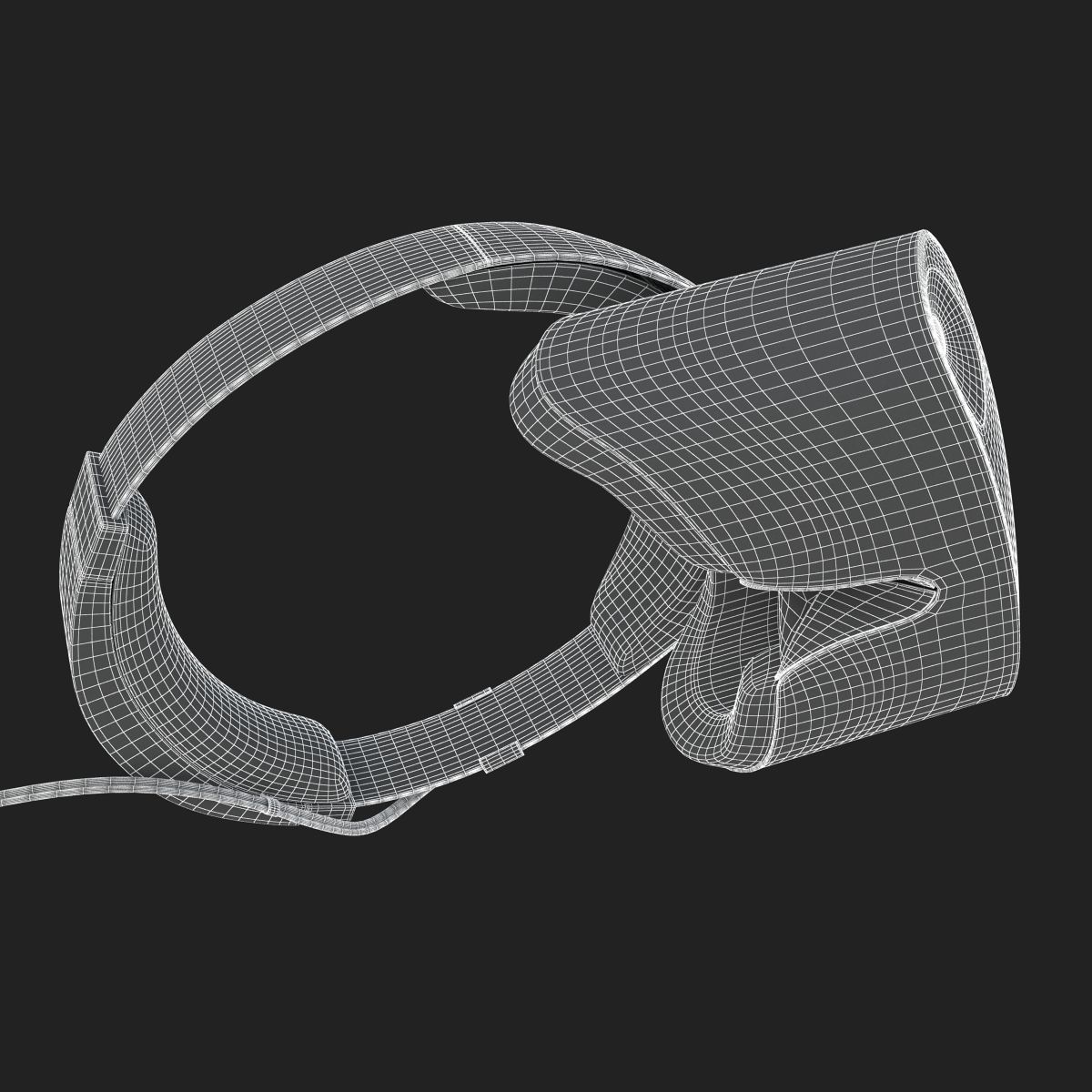 The Dell Visor Windows Mixed Reality Headset 3D model_21