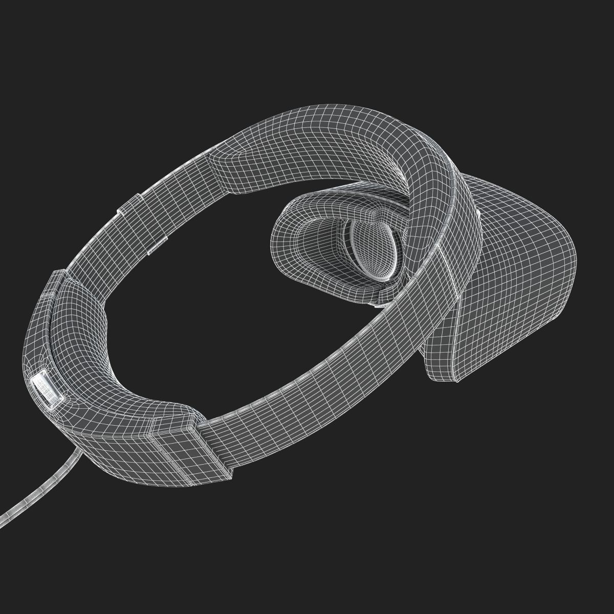 The Dell Visor Windows Mixed Reality Headset 3D model_30