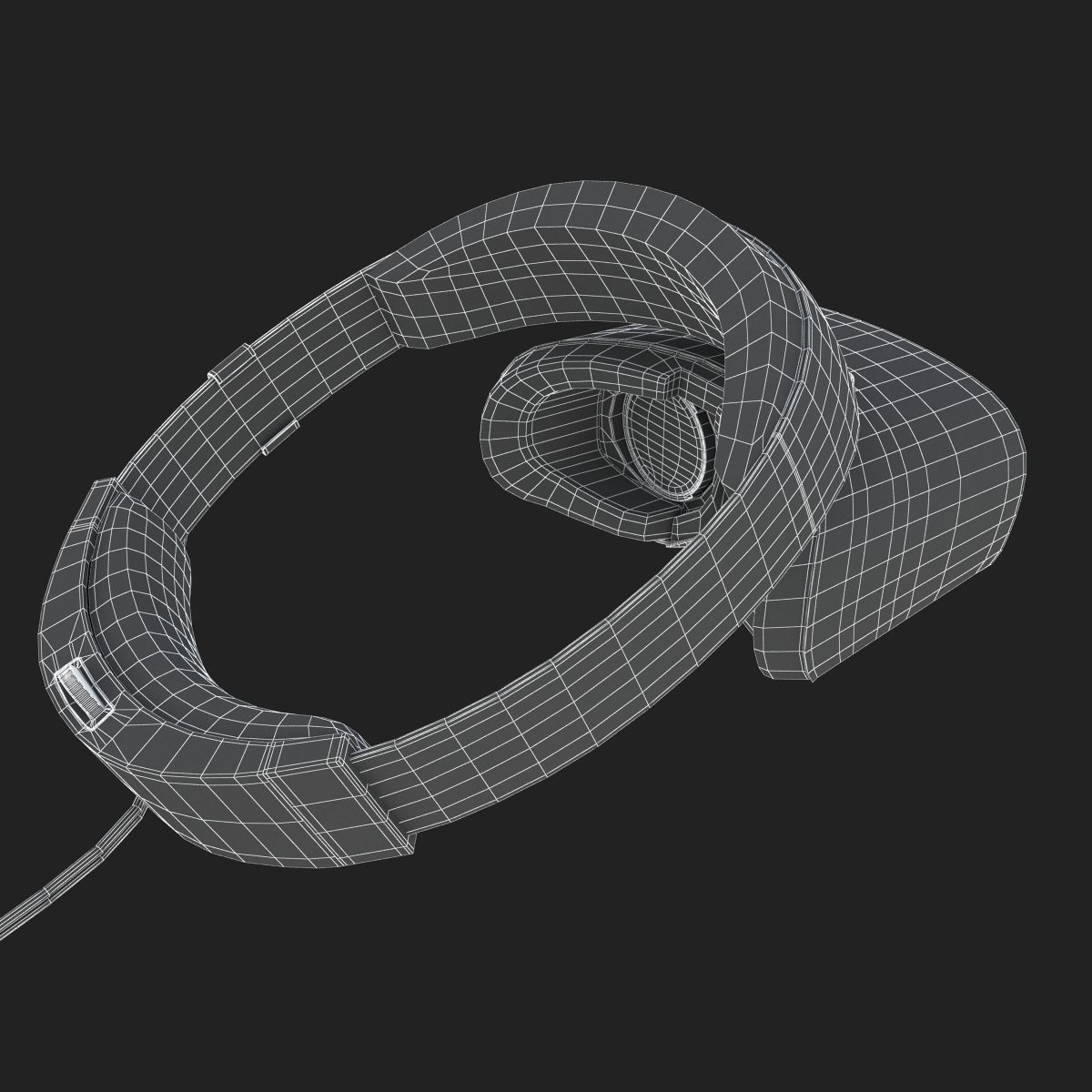 The Dell Visor Windows Mixed Reality Headset 3D model_27