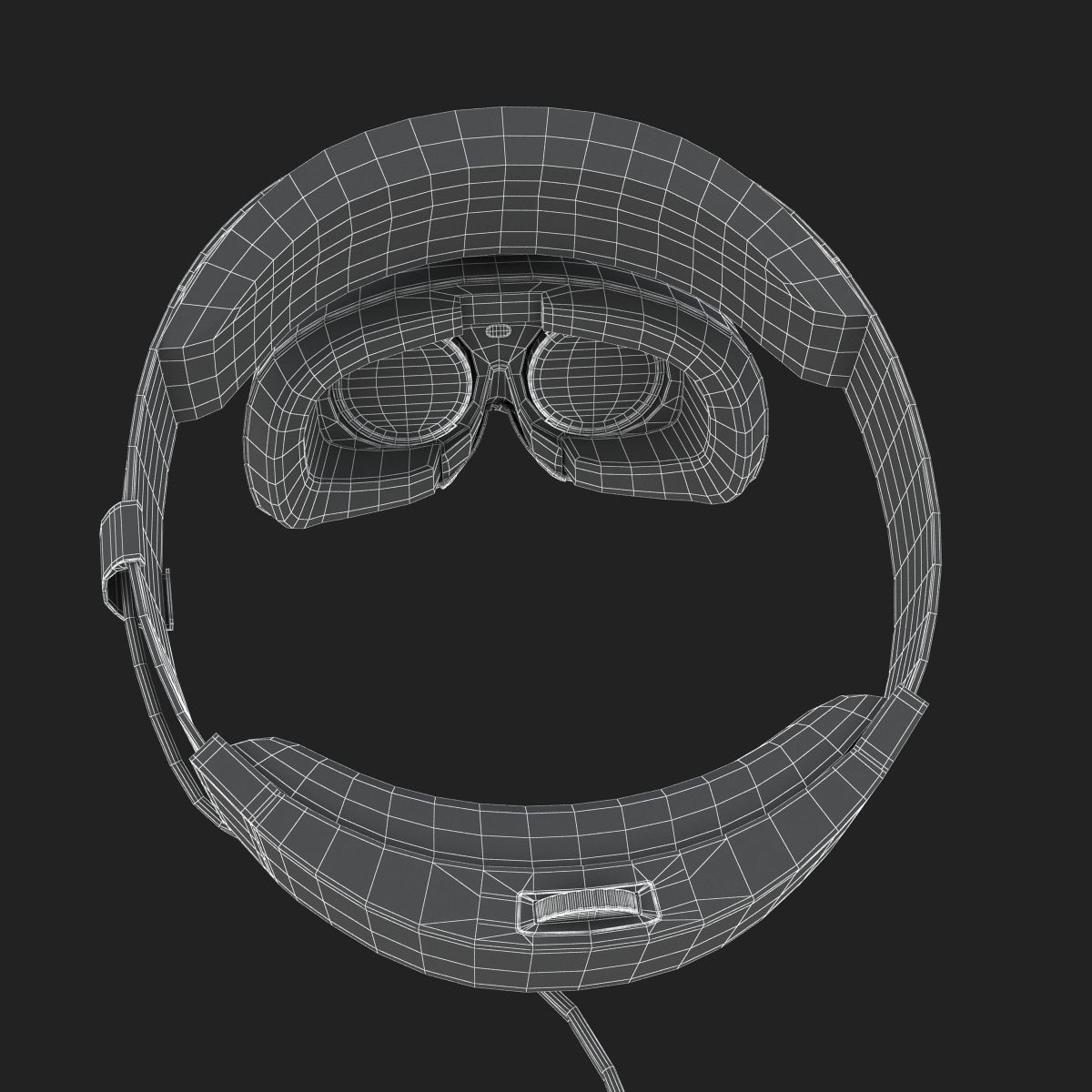 The Dell Visor Windows Mixed Reality Headset 3D model_25