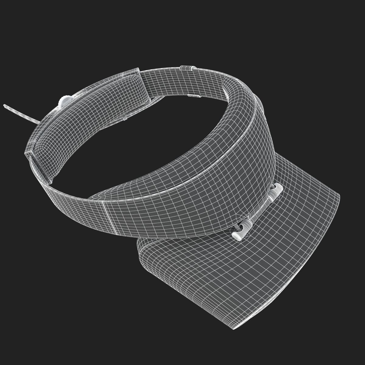 The Dell Visor Windows Mixed Reality Headset 3D model_24